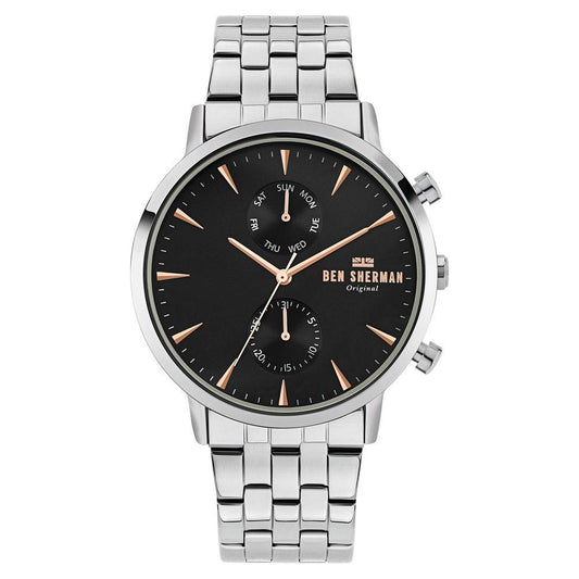 Ben Sherman Gray Stainless Steel Watch - Clobber Time Watches