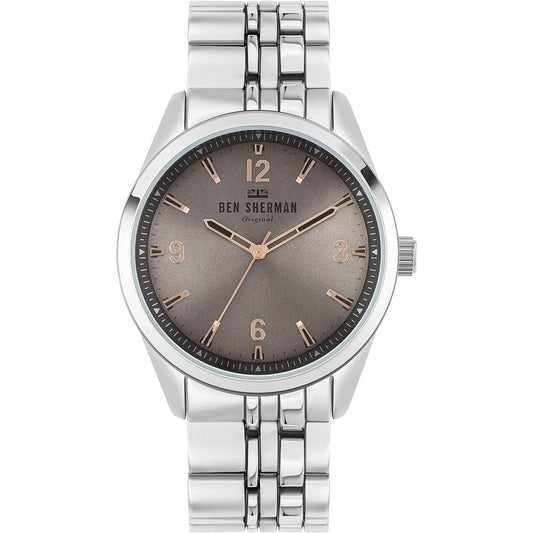 Ben Sherman Gray Stainless Steel Watch - Clobber Time Watches