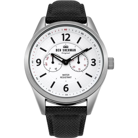 Montre Ben Sherman en cuir noir