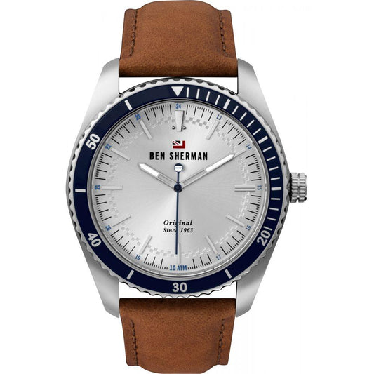 Ben Sherman Brown Leather Watch - Clobber Time Watches