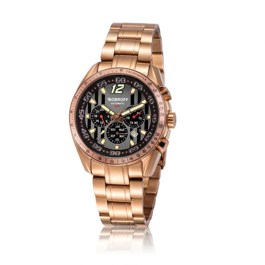 Bobroff Bronze Steel Watch - Clobber Time Watches