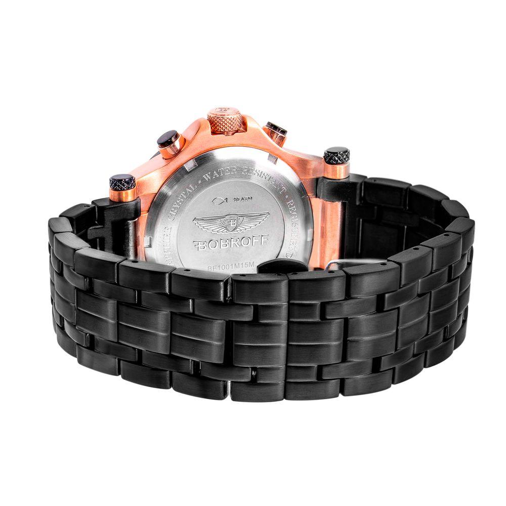 Bobroff Black Steel Watch - Clobber Time Watches