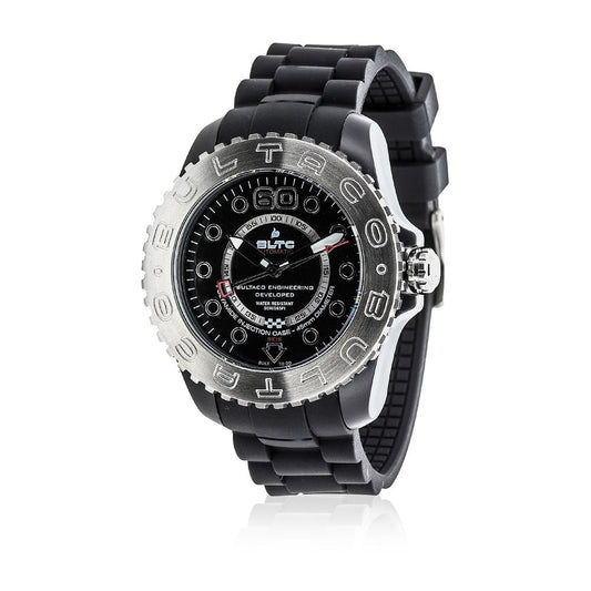 Montre homme Bultaco Hero en silicone noir et polyamide