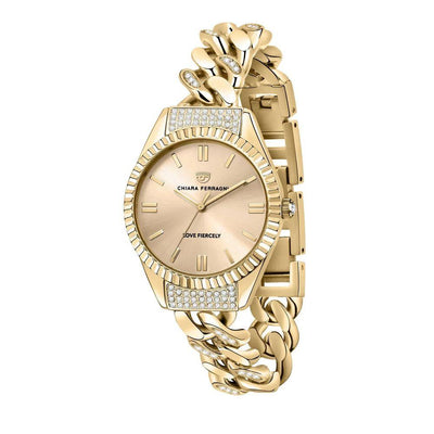 Chiara Ferragni Gold Stainless Steel Watch - Clobber Time Watches