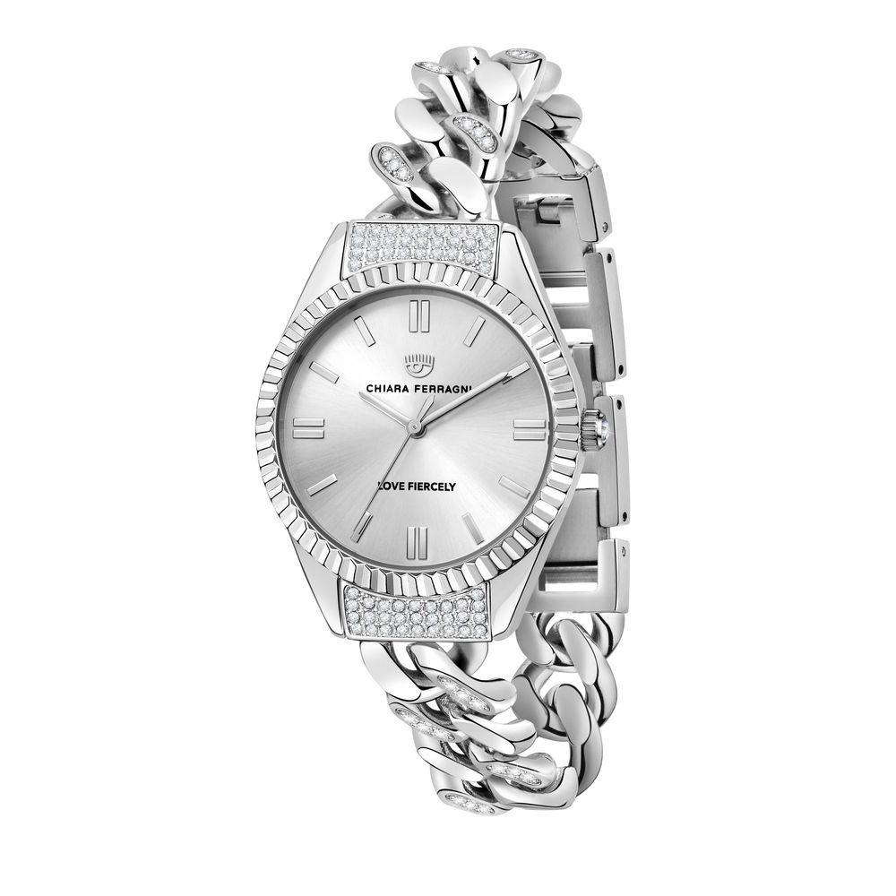 Chiara Ferragni Silver Stainless Steel Watch - Clobber Time Watches