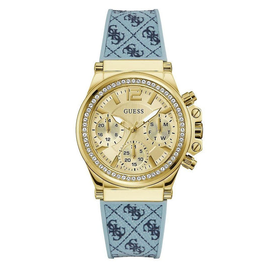 Montre Guess Charisma en silicone bleu pour femme