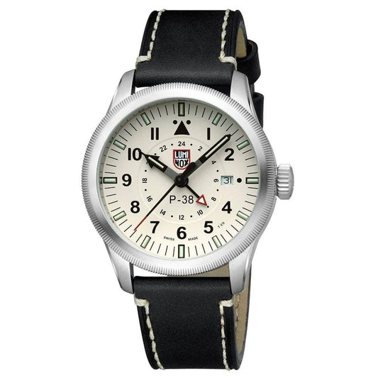 Luminox Black Leather Watch - Clobber Time Watches