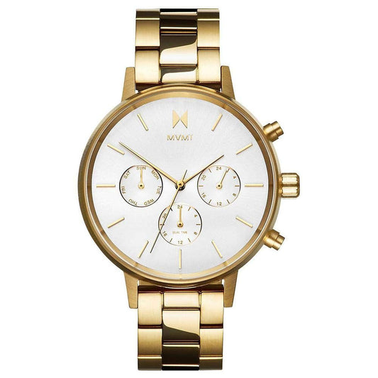 Montre MVMT Chrono II en acier inoxydable doré