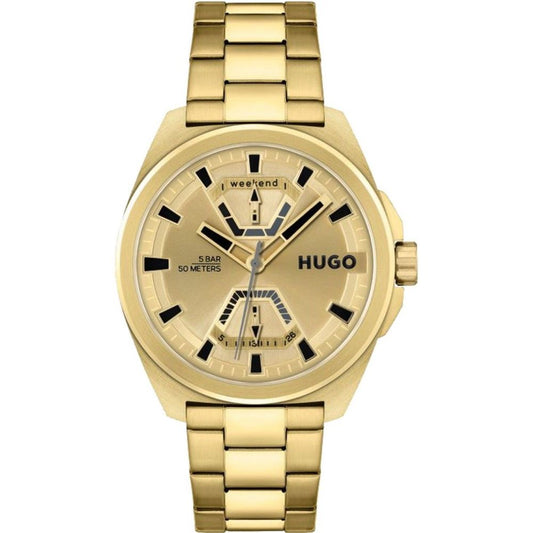 Montre Hugo Boss en acier inoxydable doré