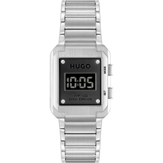 Hugo Boss HU1530356 Digital Silver Stainless Steel 32mm Unisex Watch