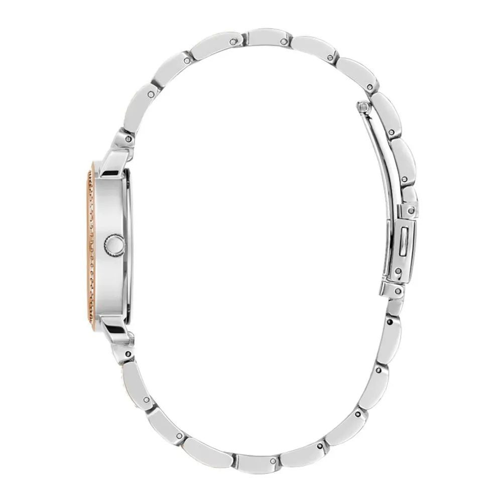 Montre Guess Hayley rose et grise pour femme, 34 mm, quartz