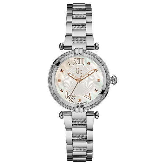 Montre GC Varis pour femme en acier inoxydable argenté de fabrication suisse