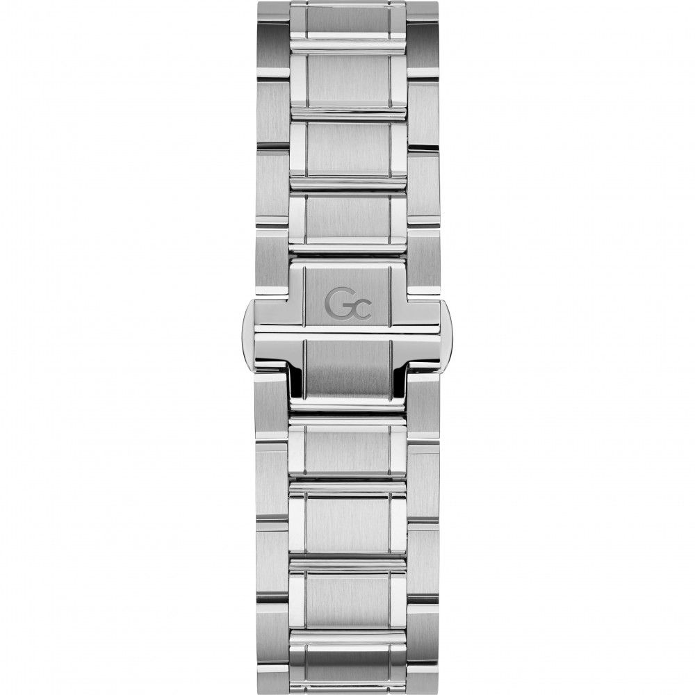 GC GCY37011 Swiss Made Silver & Grey Stainless Steel Men's Watch