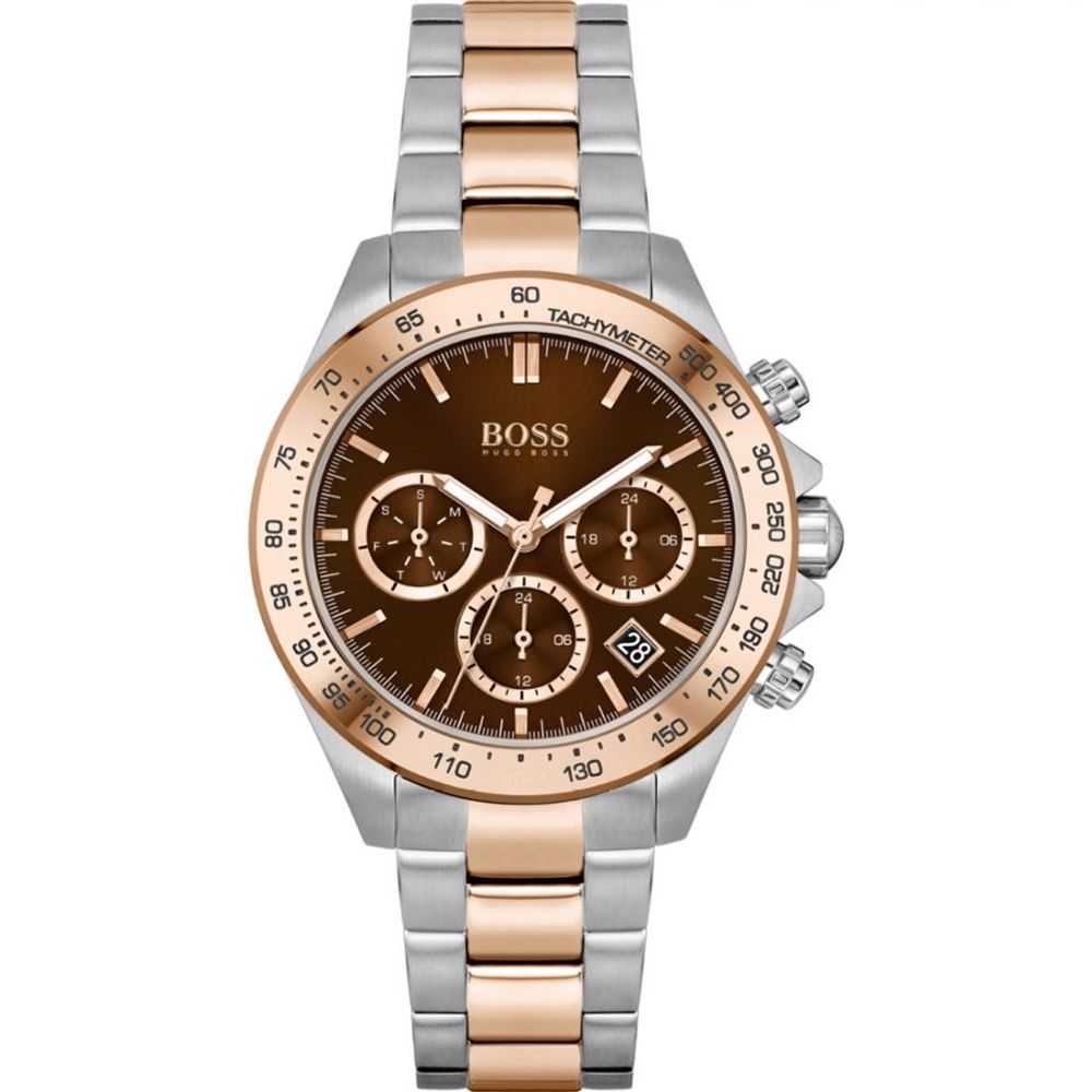 Hugo Boss BO1502617 Silver & Golden Waterproof Stainless Steel Men's Watch