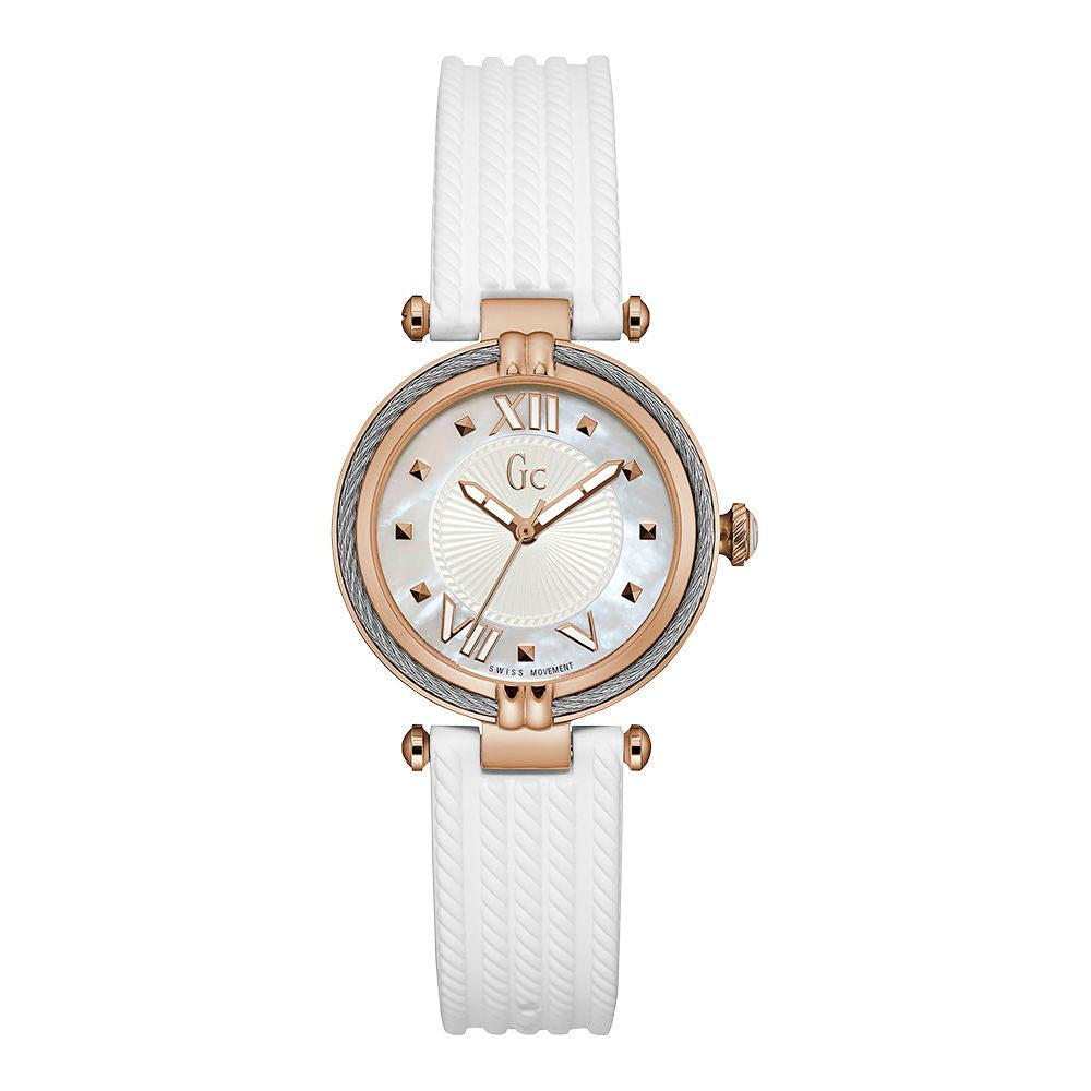 Montre habillée synthétique blanche GC