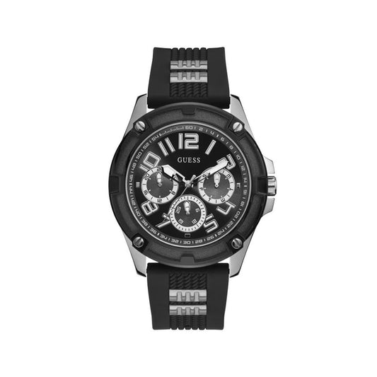 Montre synthétique noire Guess