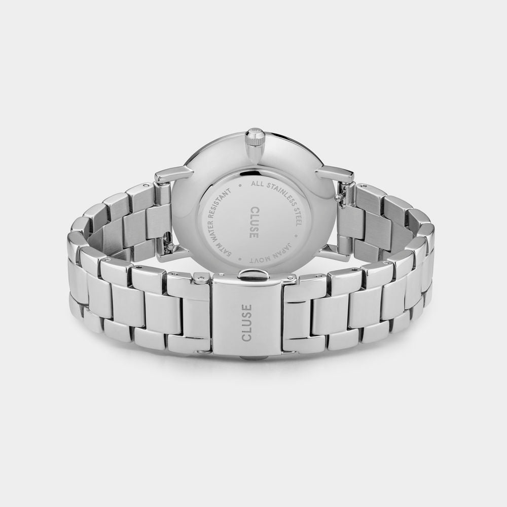 Montre-bracelet Cluse en acier inoxydable argenté