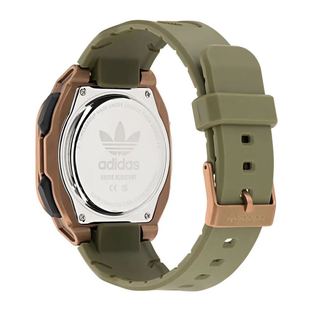 Adidas CITY TECH ONE Green Synthetic Sport 45mm Men Watch