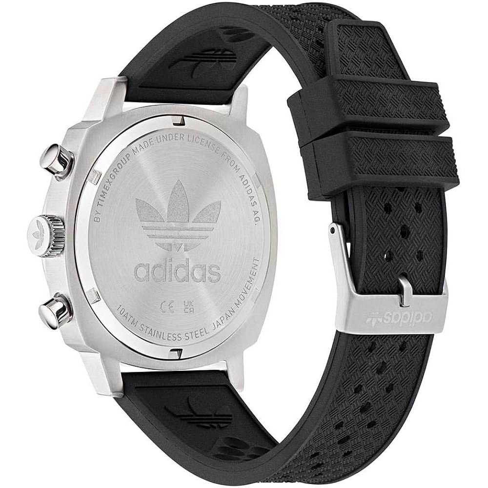 Adidas MASTER ORIGINALS ONE Black Synthetic Sport 44mm Unisex Watch