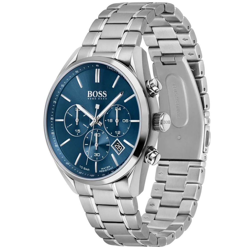 Reloj de vestir Hugo Boss de acero inoxidable gris