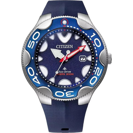 Montre de sport Citizen en résine bleue