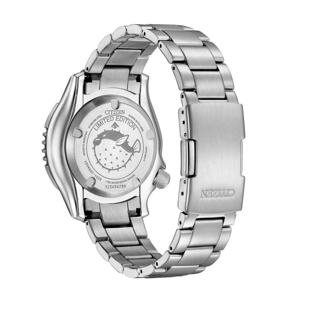 Montre de sport Citizen en acier inoxydable gris