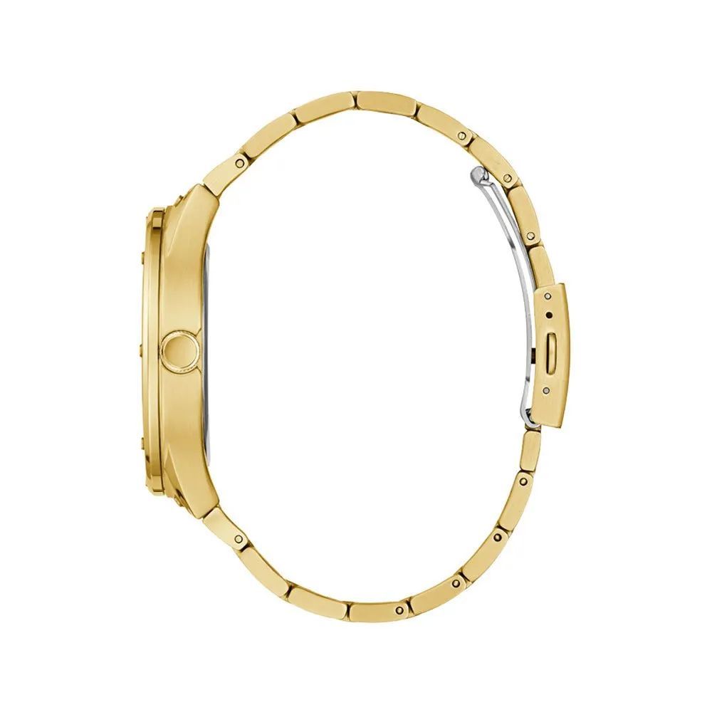 Reloj de vestir Guess de acero inoxidable dorado