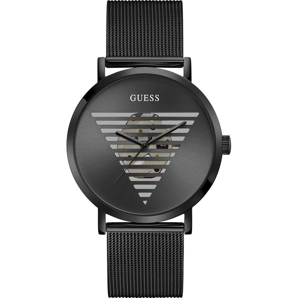 Montre habillée Guess en acier inoxydable noir
