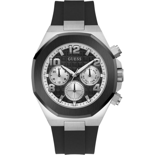Montre de sport synthétique noire Guess