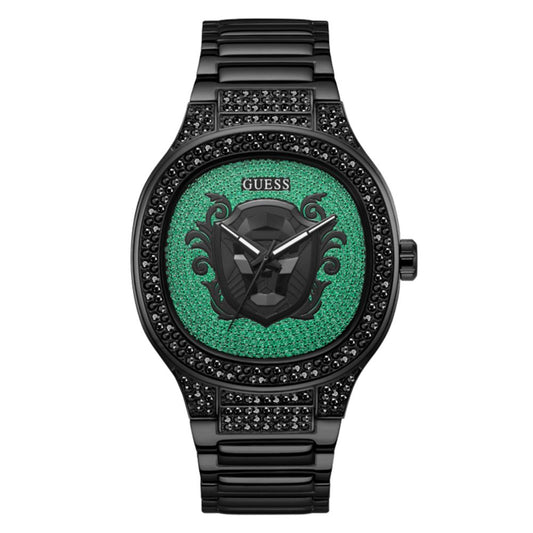 Montre habillée Guess en acier inoxydable noir