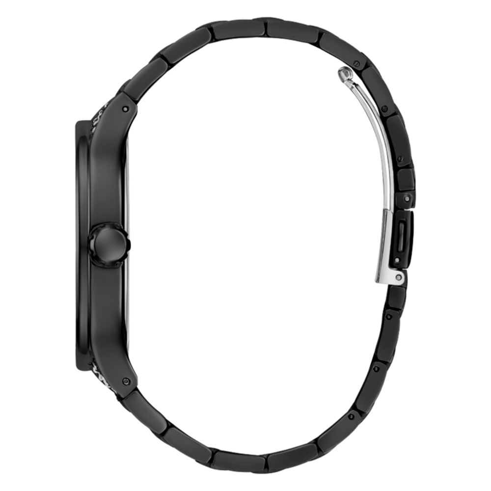 Reloj de vestir Guess de acero inoxidable negro