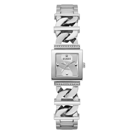 Montre habillée Guess en acier inoxydable gris