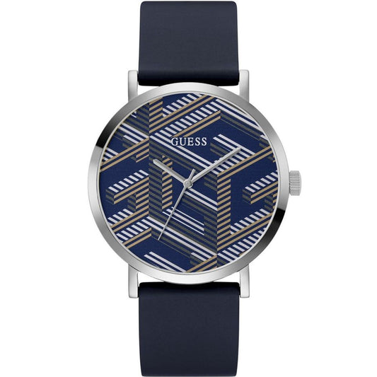 Montre Guess bleue synthétique habillée
