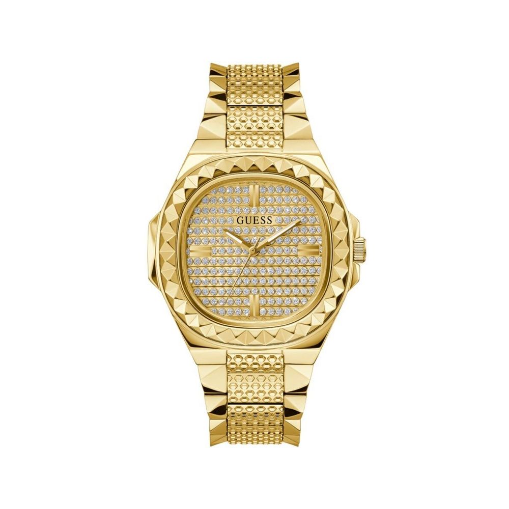 Reloj de vestir Guess de acero inoxidable dorado