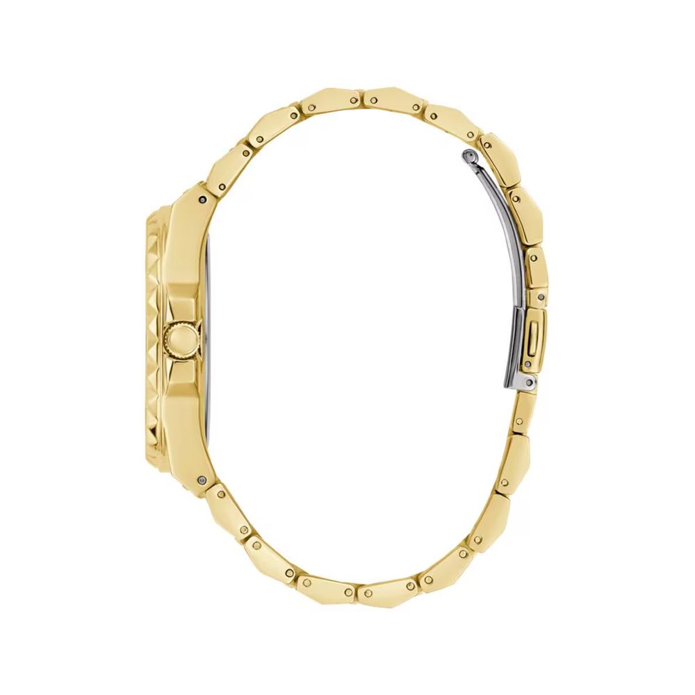 Reloj de vestir Guess de acero inoxidable dorado