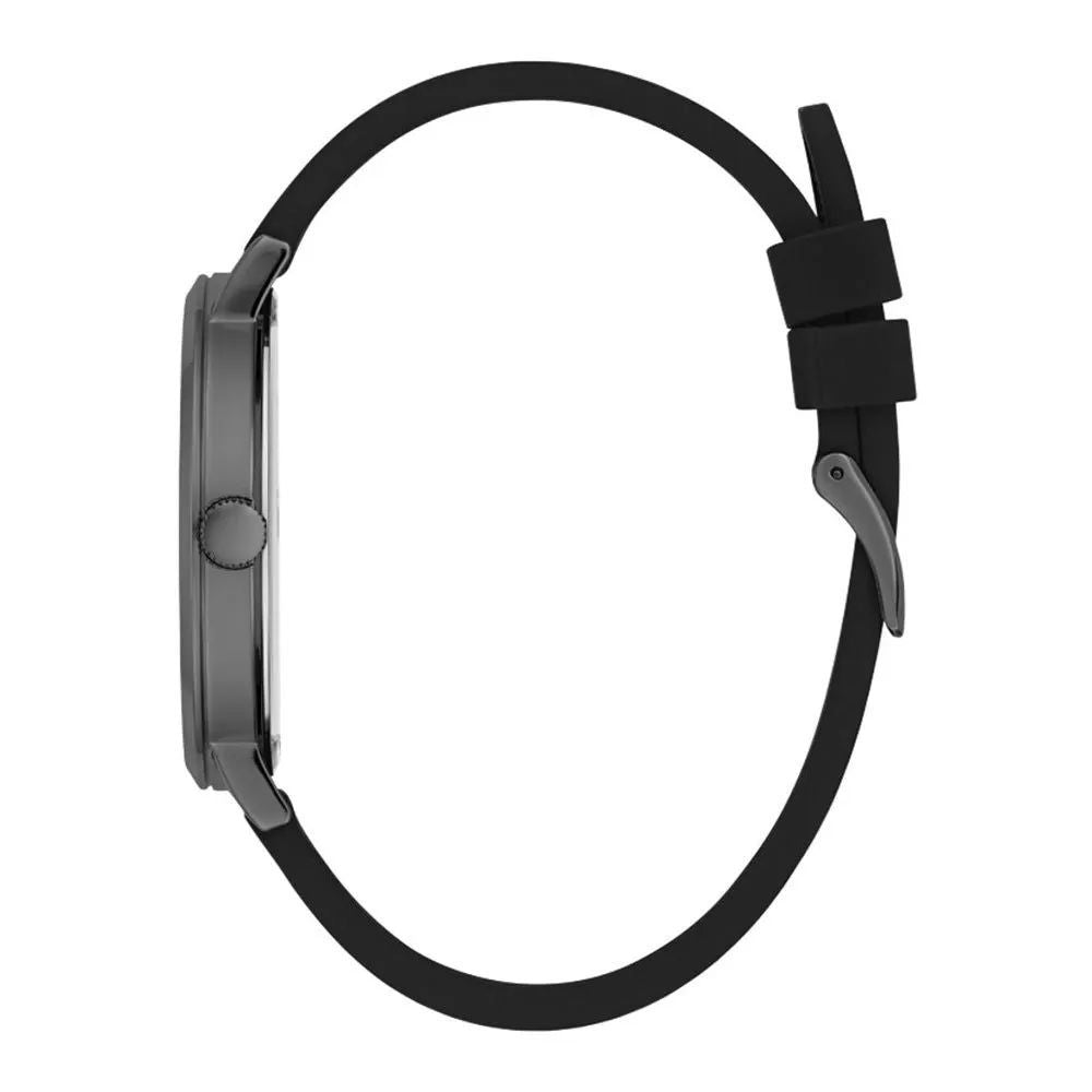 Montre habillée Guess noire en matière synthétique