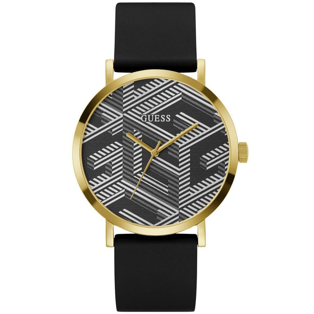 Montre habillée Guess noire en matière synthétique