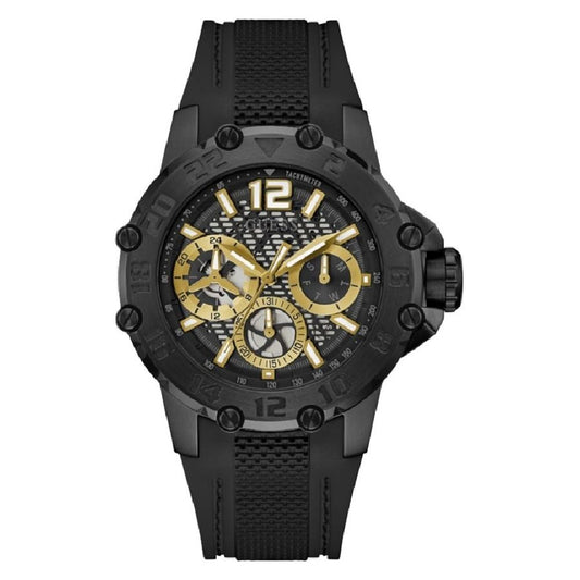 Montre sport Guess en acier inoxydable noir