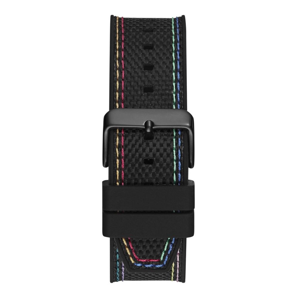 Montre habillée Guess noire en matière synthétique