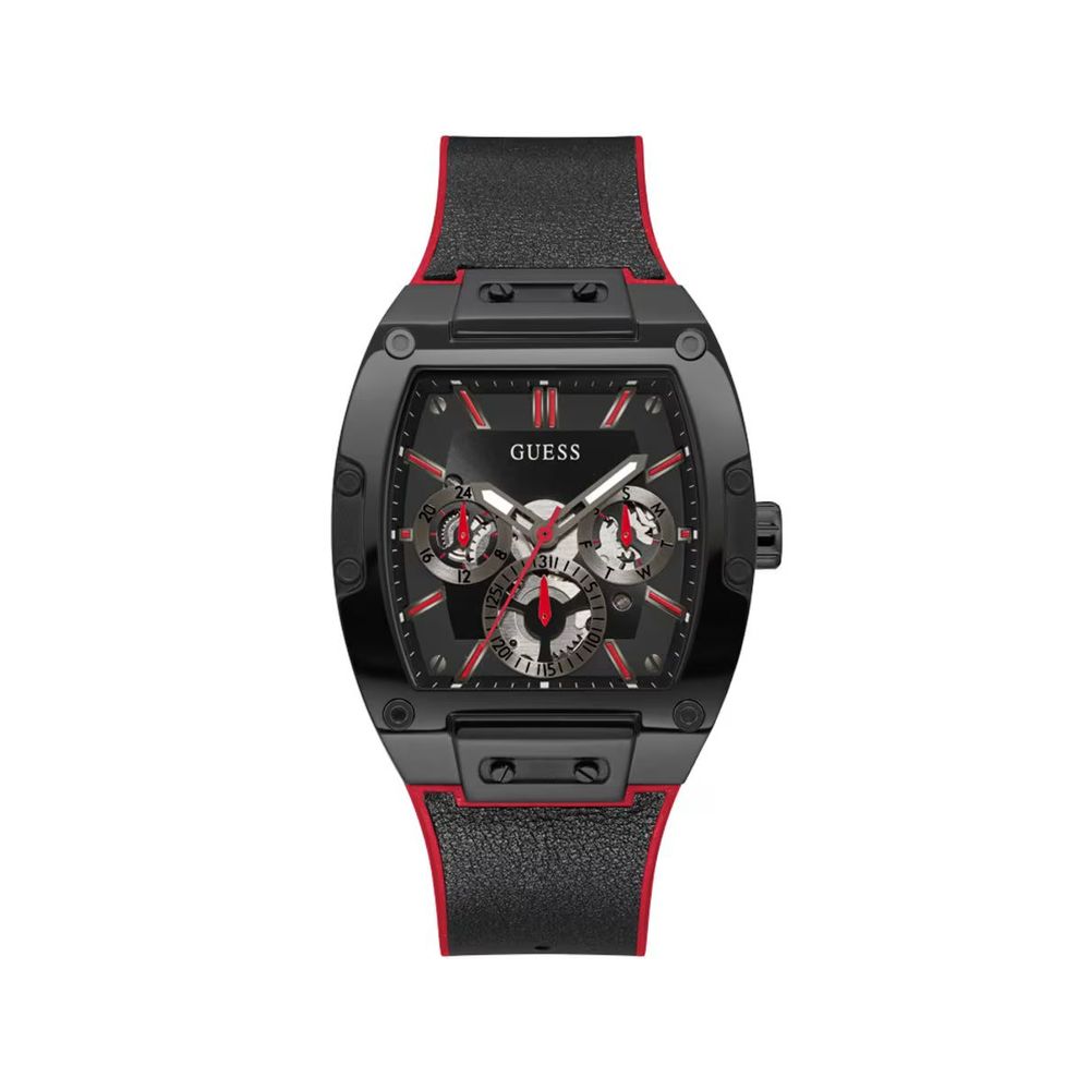 Montre de sport synthétique noire Guess