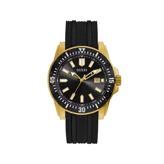 Montre de sport synthétique noire Guess
