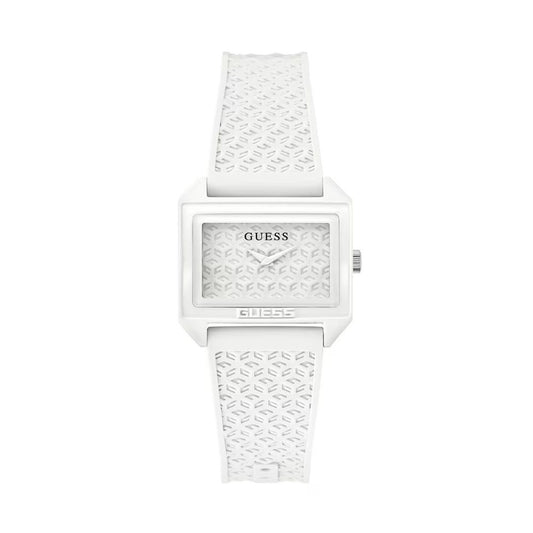 Montre Guess blanche en synthétique