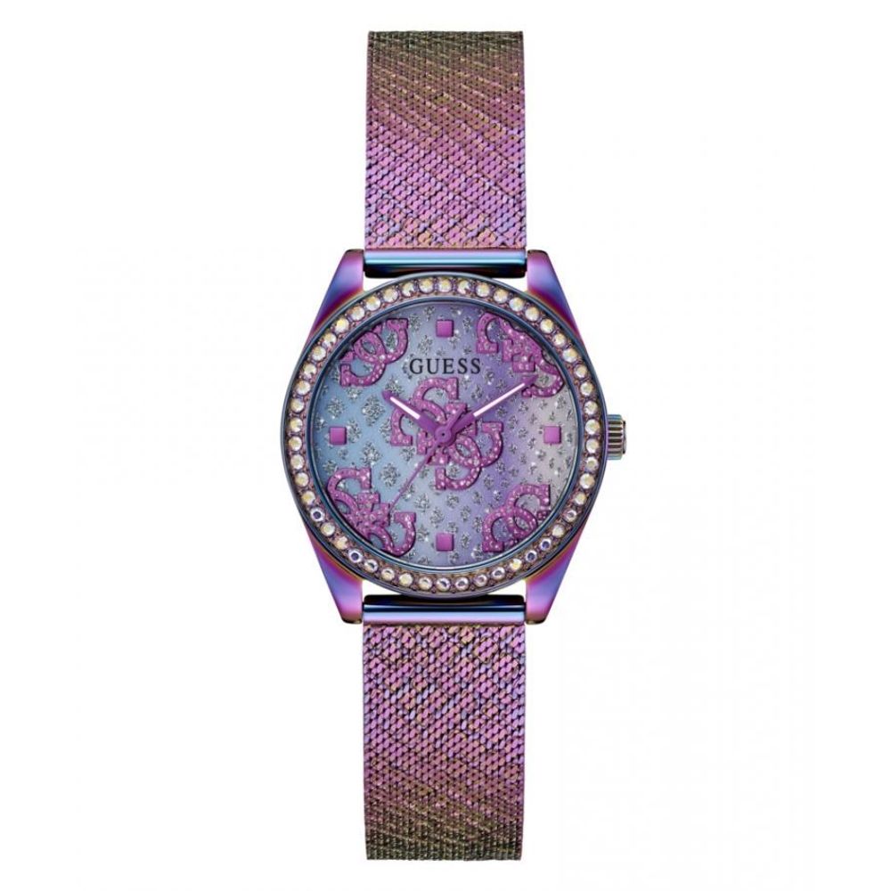 Montre habillée Guess multicolore en acier inoxydable