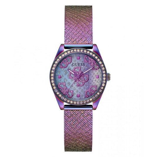 Montre habillée Guess multicolore en acier inoxydable