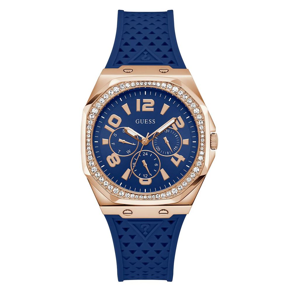 Montre-bracelet synthétique bleue Guess