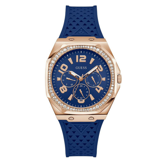 Montre-bracelet synthétique bleue Guess