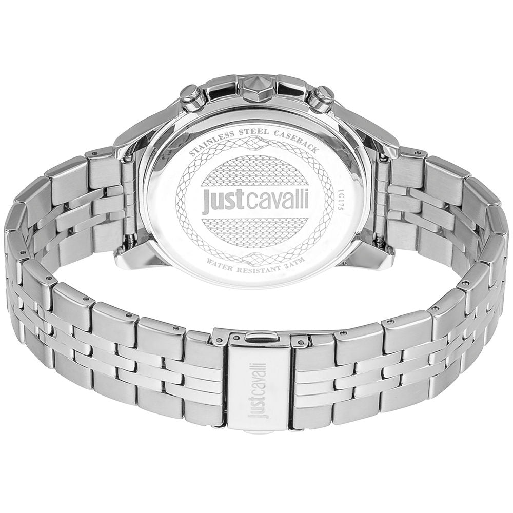Montre Just Cavalli à bracelet en acier inoxydable gris