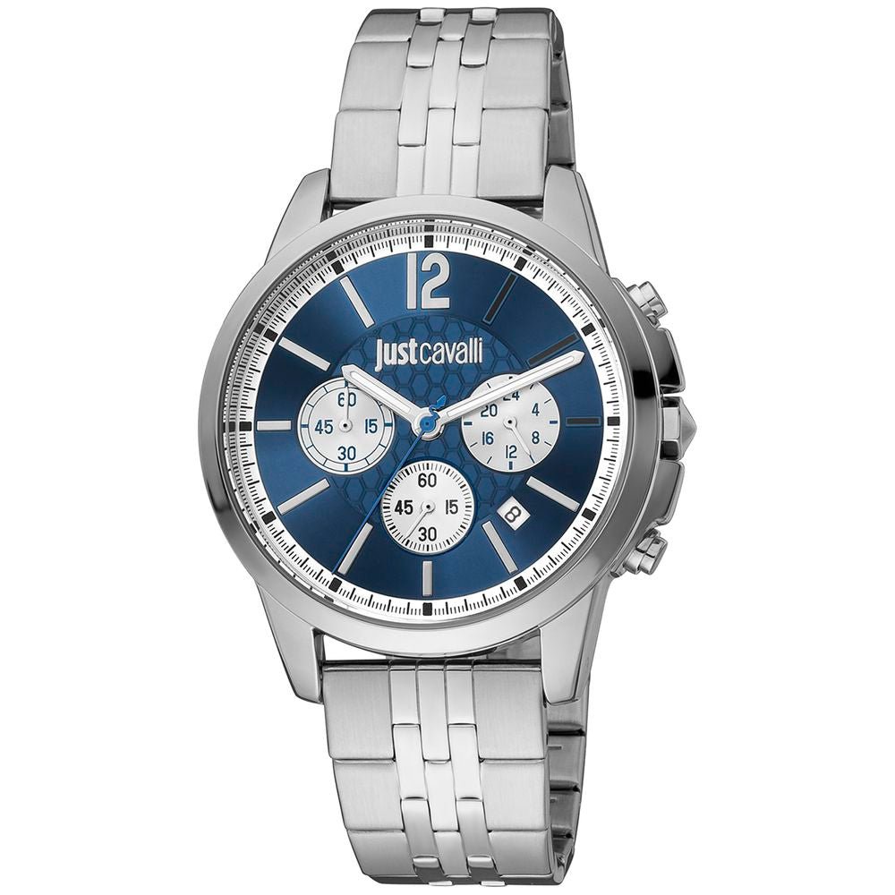 Montre homme Just Cavalli grise en acier inoxydable 42 mm