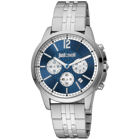 Montre homme Just Cavalli grise en acier inoxydable 42 mm