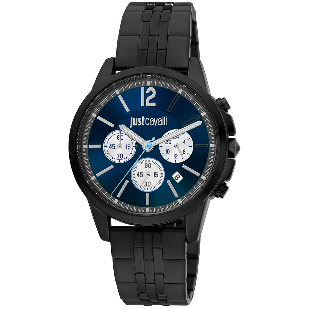 Montre de sport Just Cavalli en acier inoxydable noir